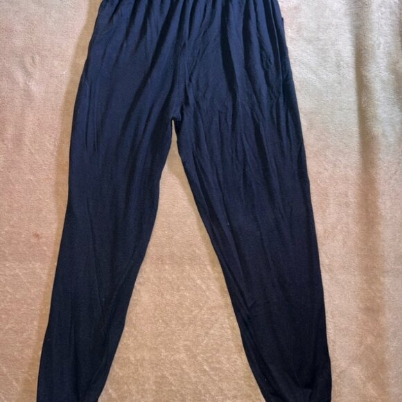 Victoria's Secret PINK Women Sm Black Sleepwear Elastic Waist Cuff Ankle (S)‎ - Picture 6 of 6